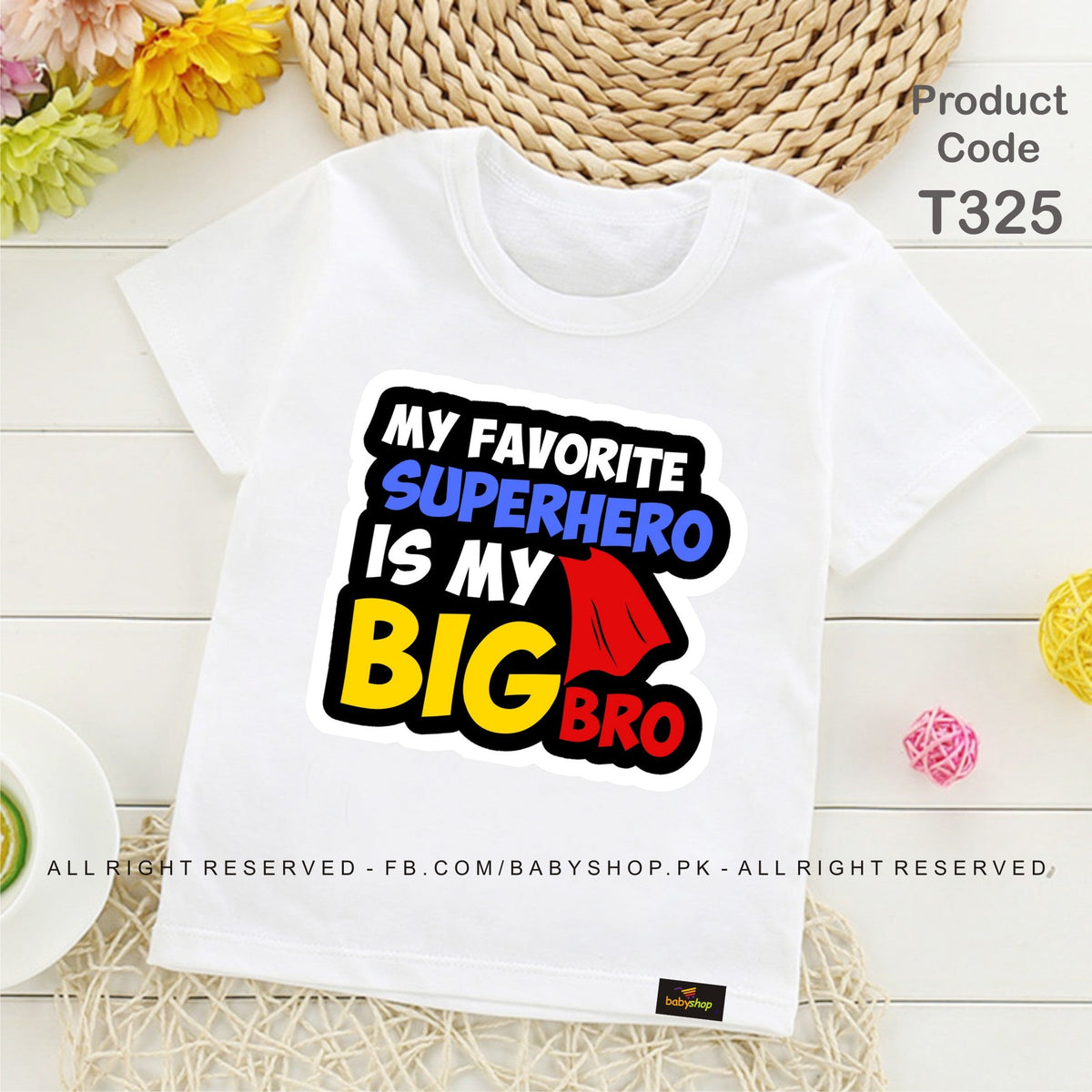 superhero big bro tshirt