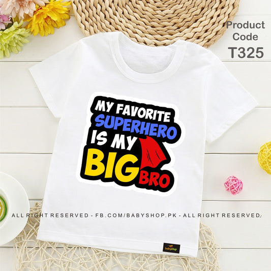 superhero big bro tshirt