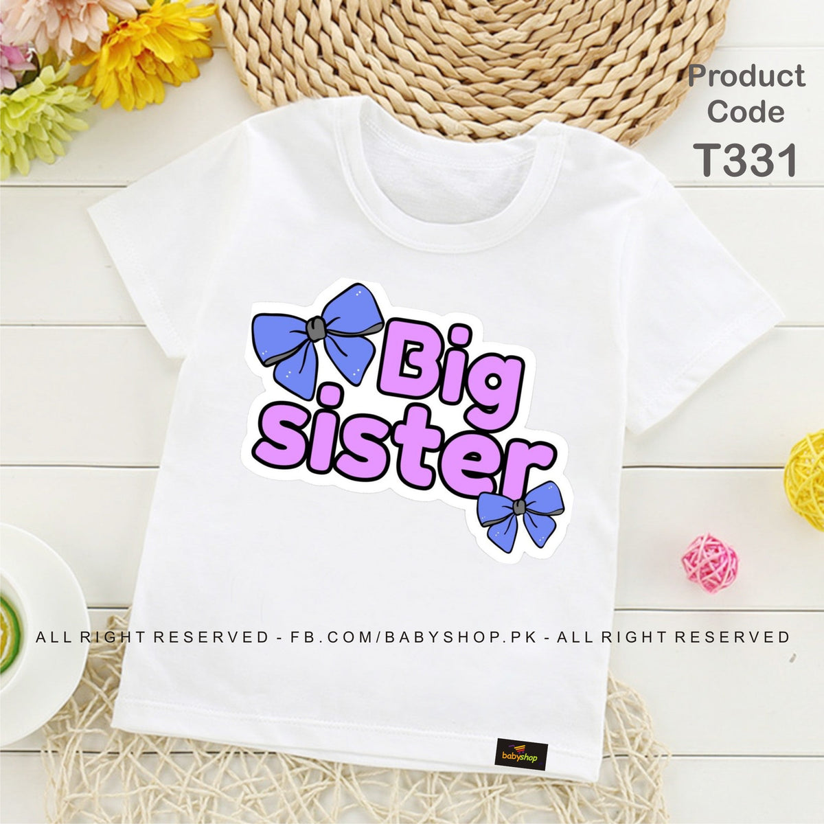 big sister baby tshirt