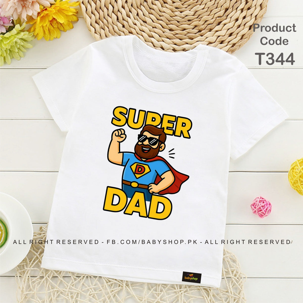 super dad baby t shirt