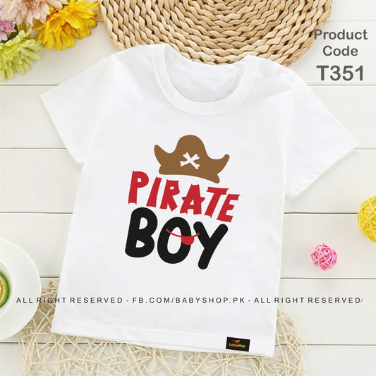 pirate boy baby tshirt