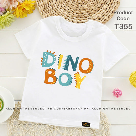 dino boy baby tshirt