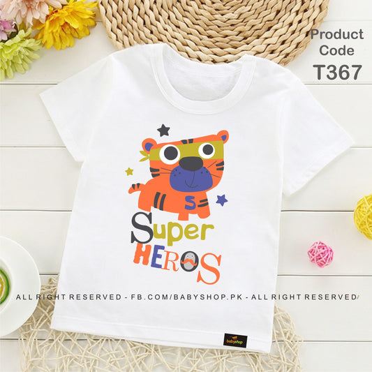 super heros baby tshirt
