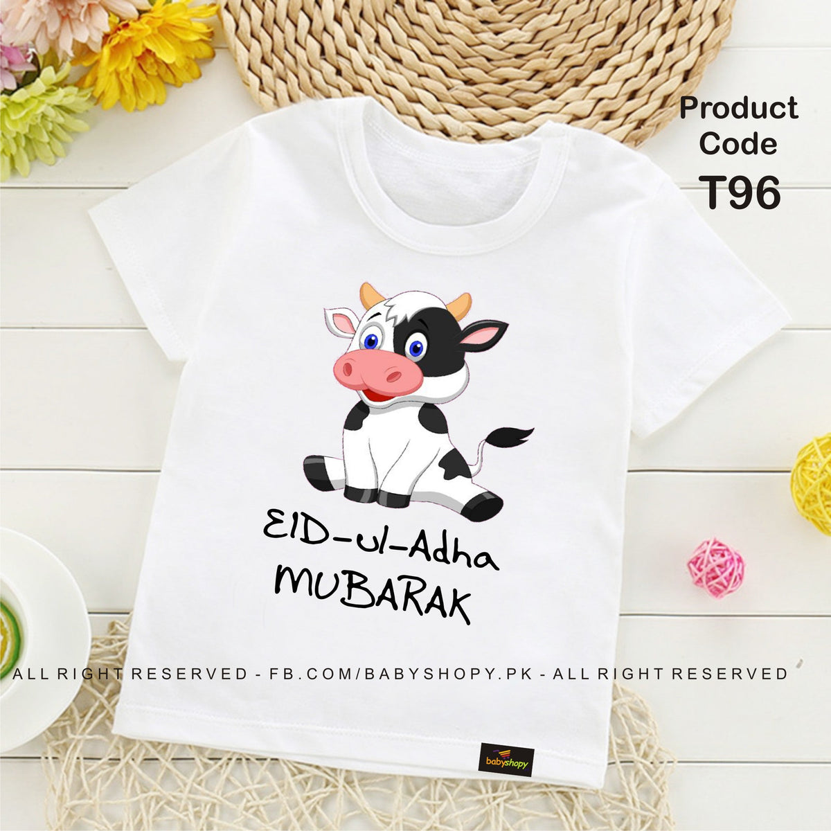 eid ul adha mubarak baby t shirt