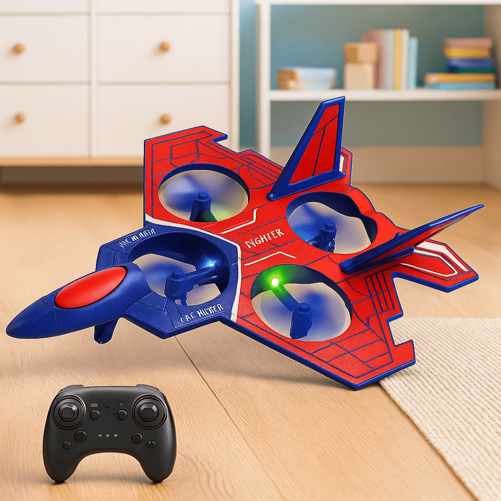 RC Combat Aircraft Drone – Remote Control Flying Jet Toy for Kids - Toynix