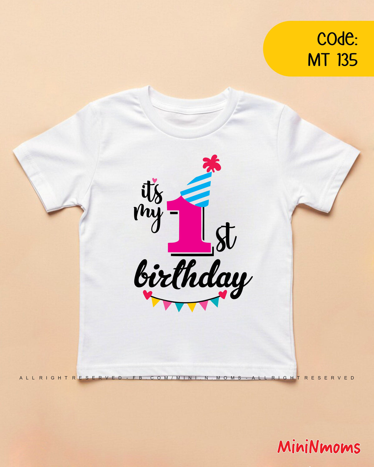Its my 1st Birthday T-Shirt